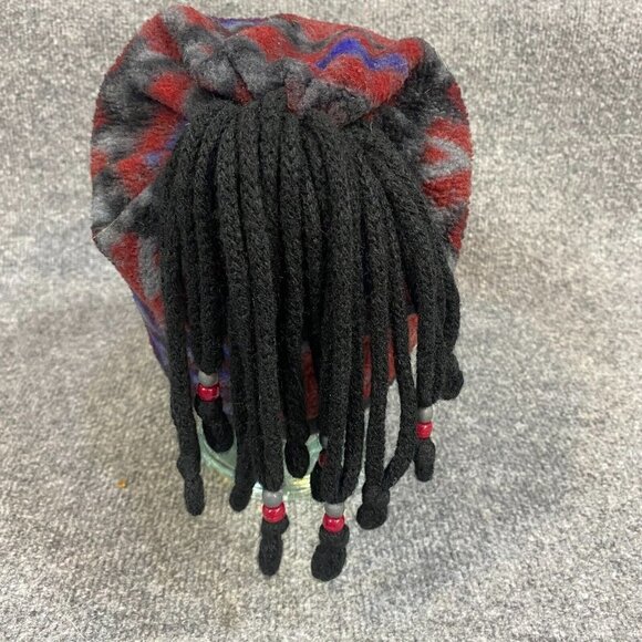 The Mews Hat All Over Print Polartec Fleece USA Made Dreads - Picture 2 of 6